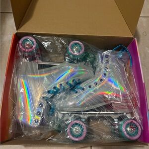 Holographic Roller Skates